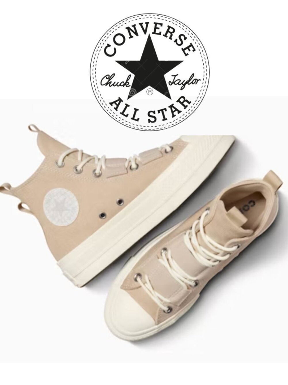 Converse Chuck Taylor All Star Lift Platform Sneakers Nutty Granola 8.5